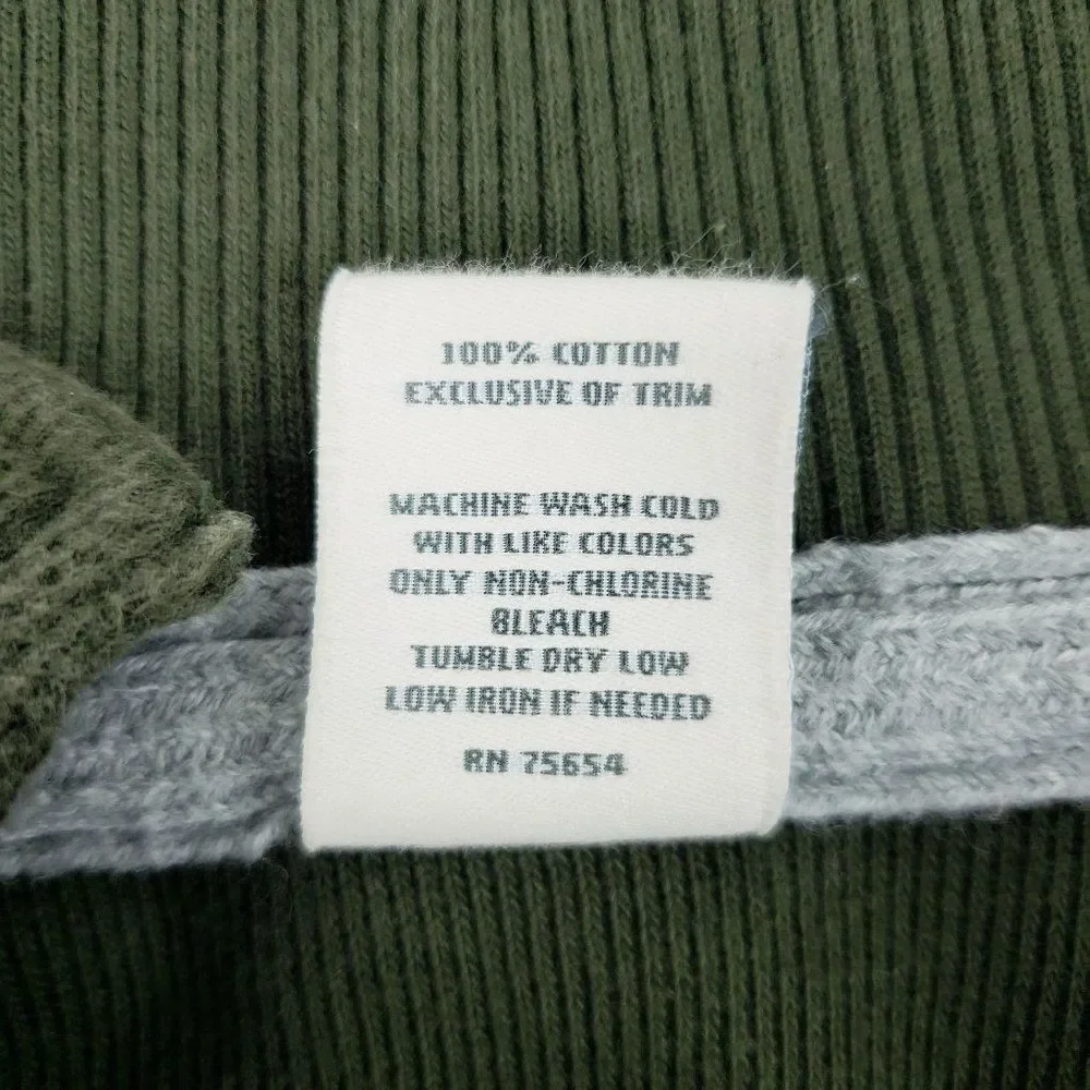 Abercrombie & Fitch Long Sleeve Knit Pullover Men's Green Sweater Size Large - Picture 4 of 9